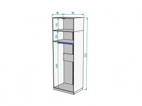 Шкаф Malta light H287 с антресолью HA2 Белый в Тобольске - tobolsk.magazinmebel.ru | фото - изображение 2