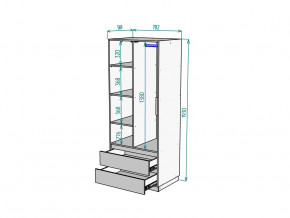 Шкаф Malta light H297 Белый в Тобольске - tobolsk.magazinmebel.ru | фото - изображение 2