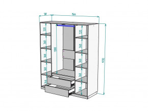 Шкаф Malta light H302 Белый в Тобольске - tobolsk.magazinmebel.ru | фото - изображение 2