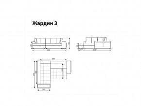 Угловой диван Жардин 3 вид 2 в Тобольске - tobolsk.magazinmebel.ru | фото - изображение 8