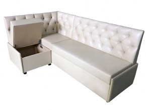 Угловой диван Призма со стяжками белый со спальным местом в Тобольске - tobolsk.magazinmebel.ru | фото - изображение 2