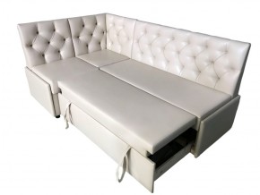 Угловой диван Призма со стяжками белый со спальным местом в Тобольске - tobolsk.magazinmebel.ru | фото - изображение 3